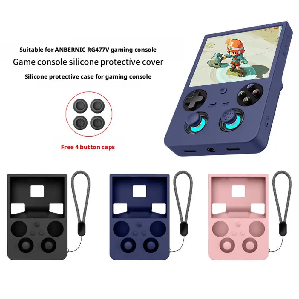For ANBERNIC RG477V Silicone Protective Case A Retro Handheld Gaming Console Protective Case Soft Protective Silicone Case 2026