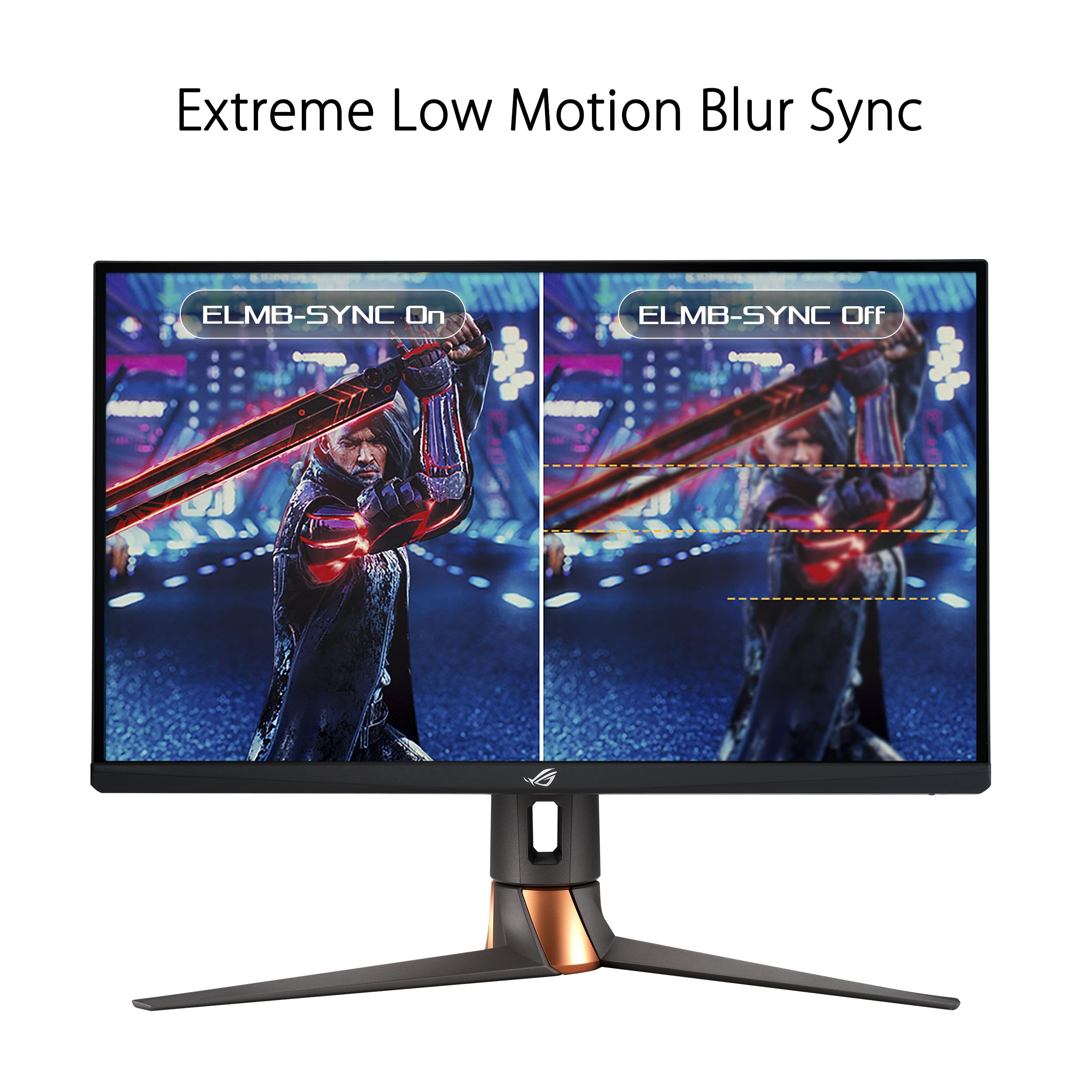ASUS ROG Swift 27” 4K Gaming Monitor (PG27UQR) - UHD (3840 x2160), Fast IPS, 160Hz (Above 144Hz), 1ms, FreeSync Premium Pro, Variable Overdrive, DisplayPort, HDMI, DisplayHDR 600, 96% DCI-P3