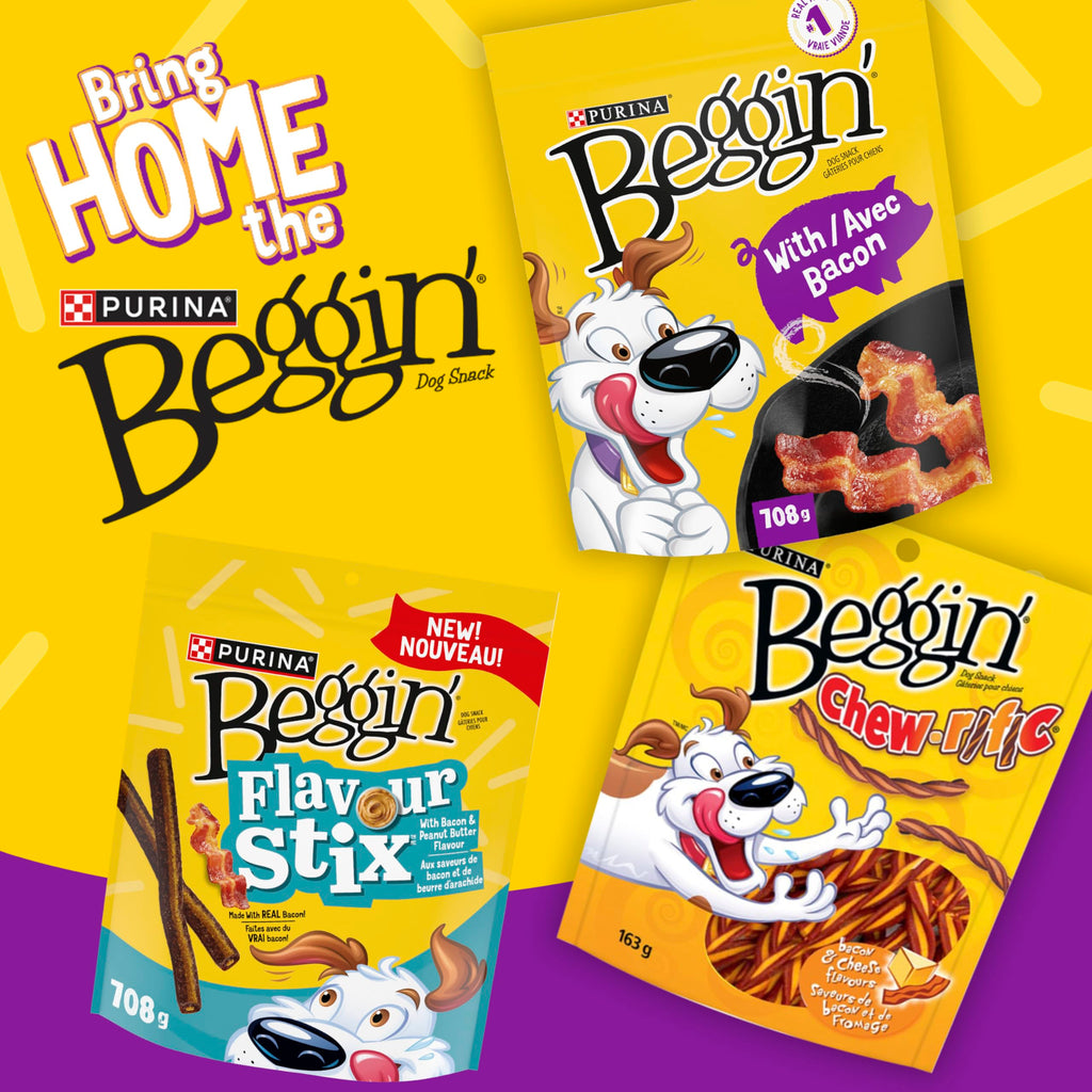 Beggin' Dog Treats, Chew-rific Bacon and Cheese