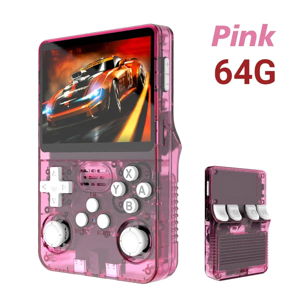 BOYHOM 256G Open Source R36S Retro Game Console - 3.5" IPS Portable Linux ARKOS Handheld | Best Gaming Gift (64G/128G Options)