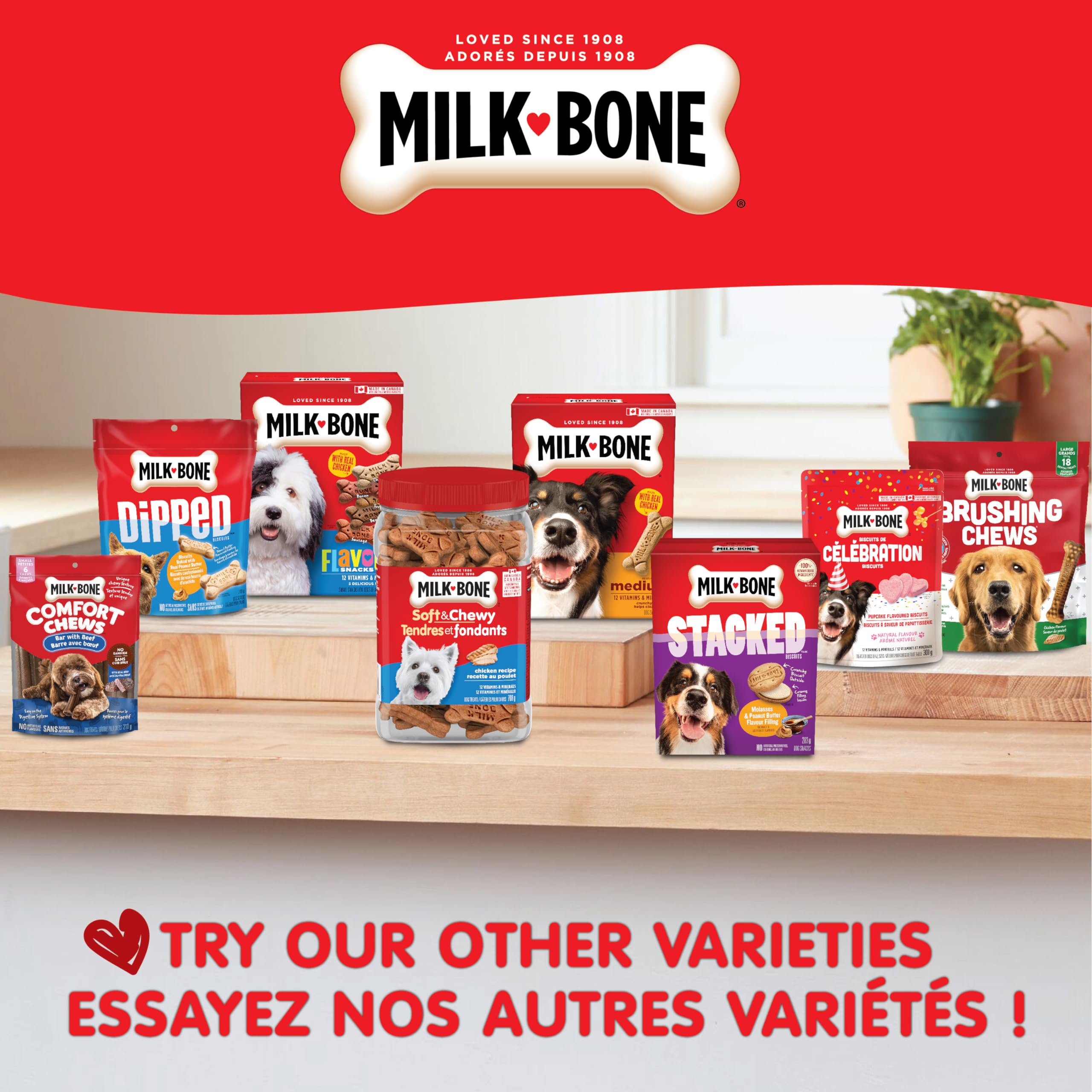 Milk-Bone Soft & Chewy Dog Treats, Tender Oven Baked Snacks Made with Tasty Wholesome Ingredients