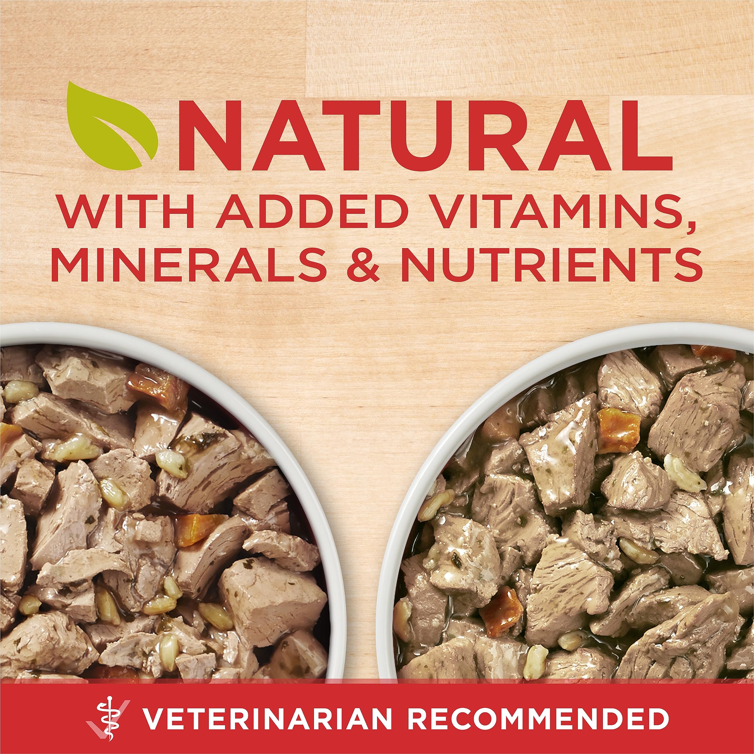 Purina ONE SmartBlend Wet Dog Food Variety Pack, Chicken & Lamb Tender Cuts in Gravy 368g (12 Pack), Brown