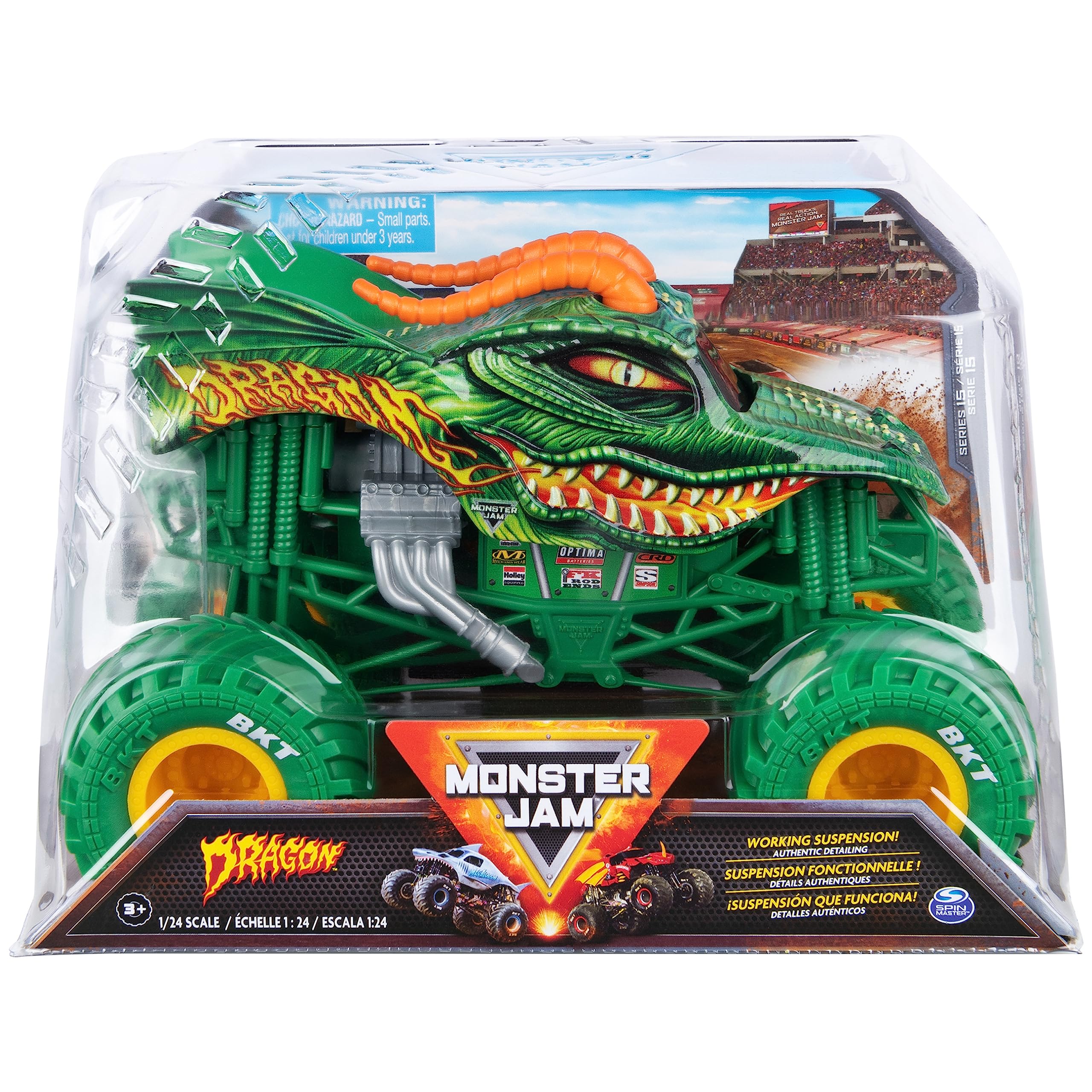 Monster Jam 1:24 Diecast Vehicle Dragon