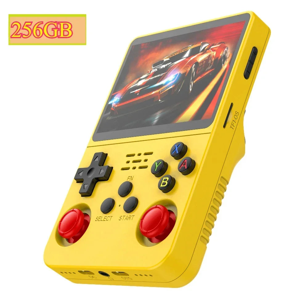 BOYHOM 256G Open Source R36S Retro Game Console - 3.5" IPS Portable Linux ARKOS Handheld | Best Gaming Gift (64G/128G Options)