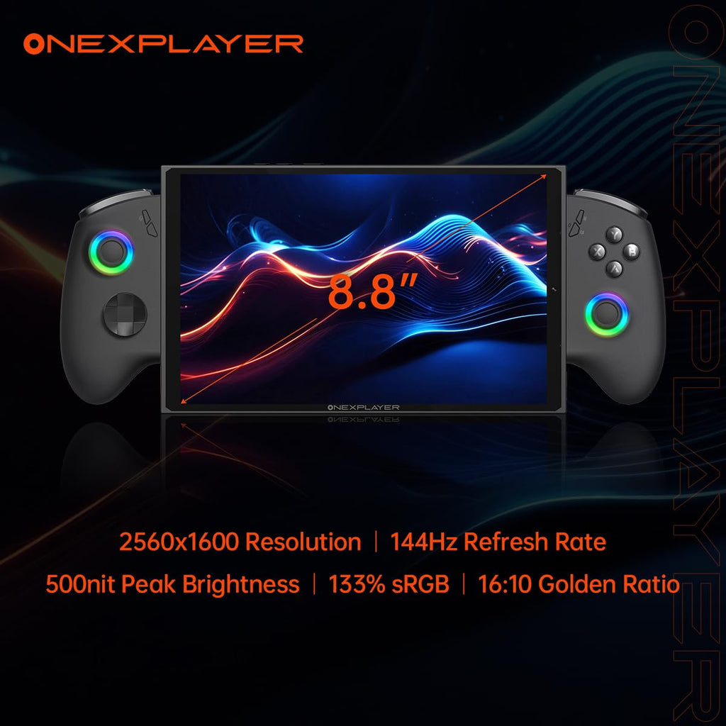ONE XPLAYER X1 Handheld PC with AMD Ryzen 8840U, 10.95" 120Hz 2k Touchscreen, 32GB RAM 2TB SSD