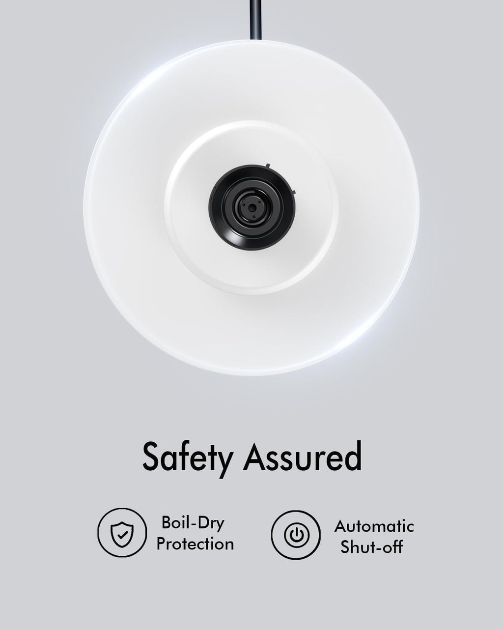 LONGDEEM Electric Tea Kettle for Boiling Water, Wide-Open Lid Stainless Steel Water Boiler, 1500W/1.7L, Auto Shut Off & Boil-Dry Protection, Cordless Swivel Base & LED Indicator