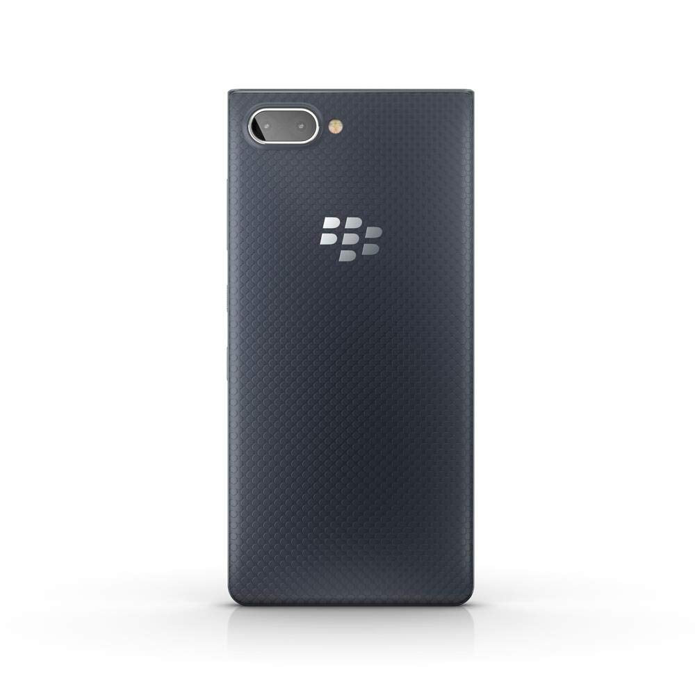 BlackBerry KEY2 LE (Lite) Single-SIM (32GB, BBE100-1, QWERTY Keypad) Factory Unlocked 4G Smartphone - International Version (Slate/Space Blue)