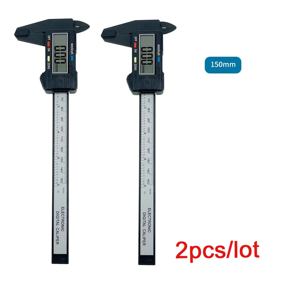 0-150mm High Strength Plastic Student Home Woodworking Gap Play Measuring Calipers Electronic Digital Calipers