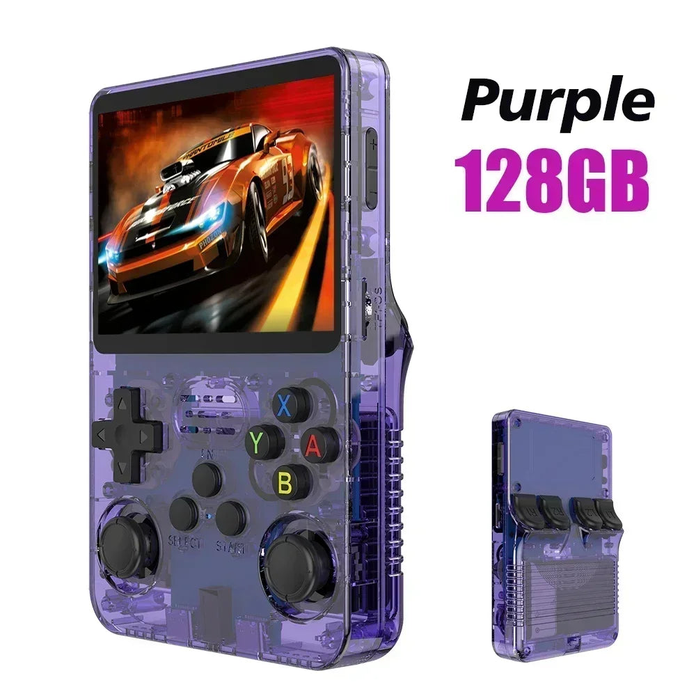 BOYHOM 256G Open Source R36S Retro Game Console - 3.5" IPS Portable Linux ARKOS Handheld | Best Gaming Gift (64G/128G Options)