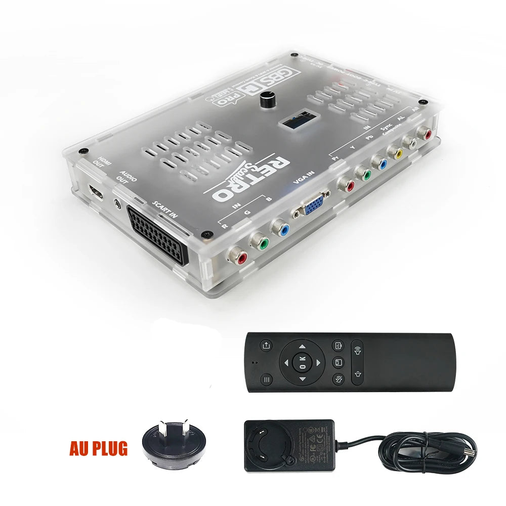RetroScaler GBSC Pro GBS Control Scart RGBS YPbPr VGA Composite(AV) SV to HDMI® Video Auido Converter for Retro Game Consoles