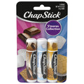 ChapStick (3 Sticks) S'mores Collection flavor skin Protectant Flavored Lip Balm Tube, 0.45 Oz Each