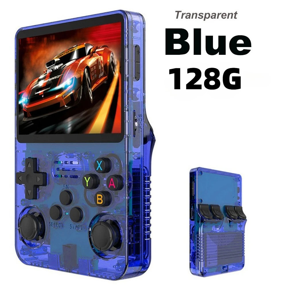 BOYHOM 256G Open Source R36S Retro Game Console - 3.5" IPS Portable Linux ARKOS Handheld | Best Gaming Gift (64G/128G Options)