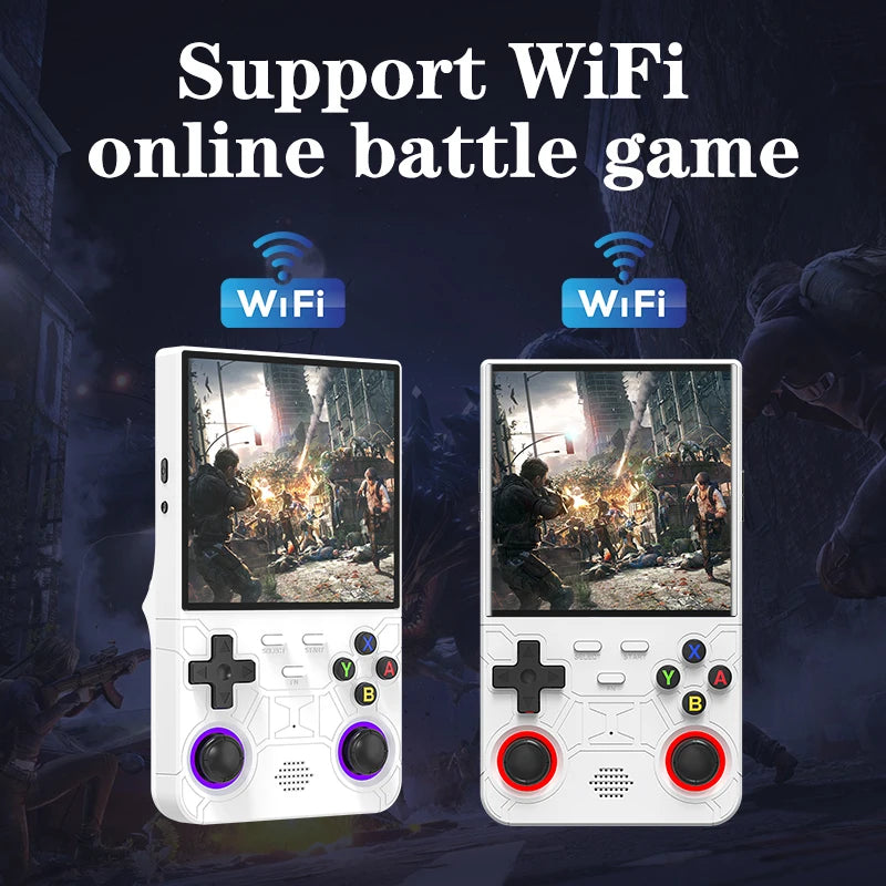 Open Source R36SUltra Retro Handheld Video Game Console Linux System 4.0 Inch IPS Screen Portable Pocket Video Player Boy Gift