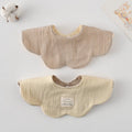New Two-sided Usable Baby Feeding Drool Bib Infants Wave Lace Saliva Towel Soft Cotton Burp Cloth For Newborn Toddler Kids Bibs