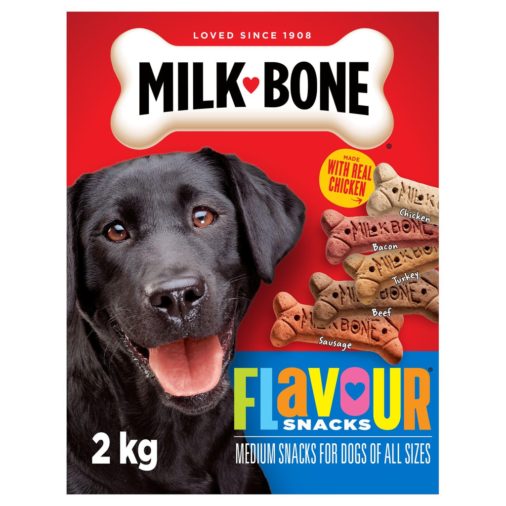 Milk-Bone Flavour Snacks Dog Biscuits Medium Sized Dog Treats