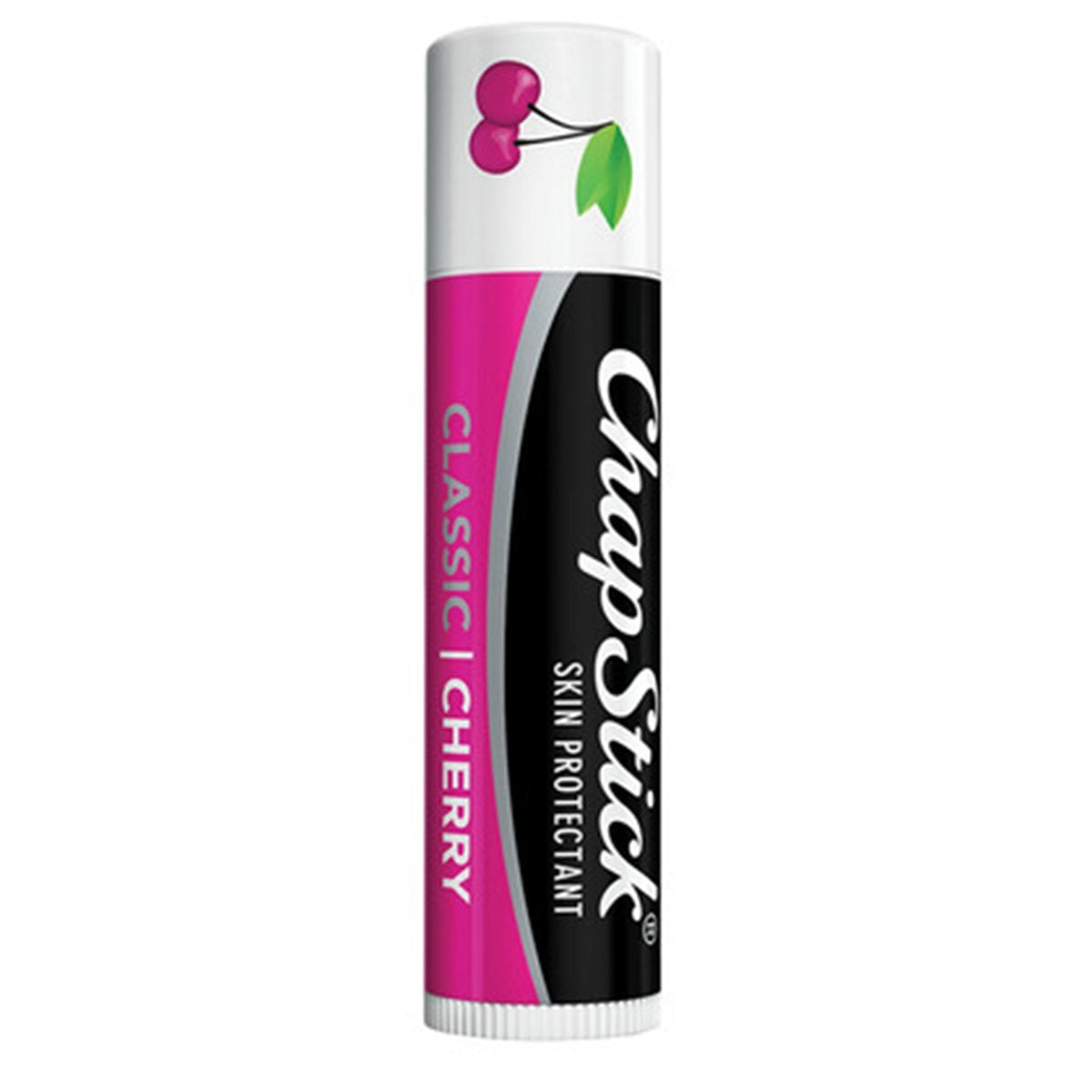 ChapStick Classic (1 Blister Pack of 3 Sticks, Cherry Flavor) Skin Protectant Flavored Lip Balm Tube, 0.15 Ounce Each