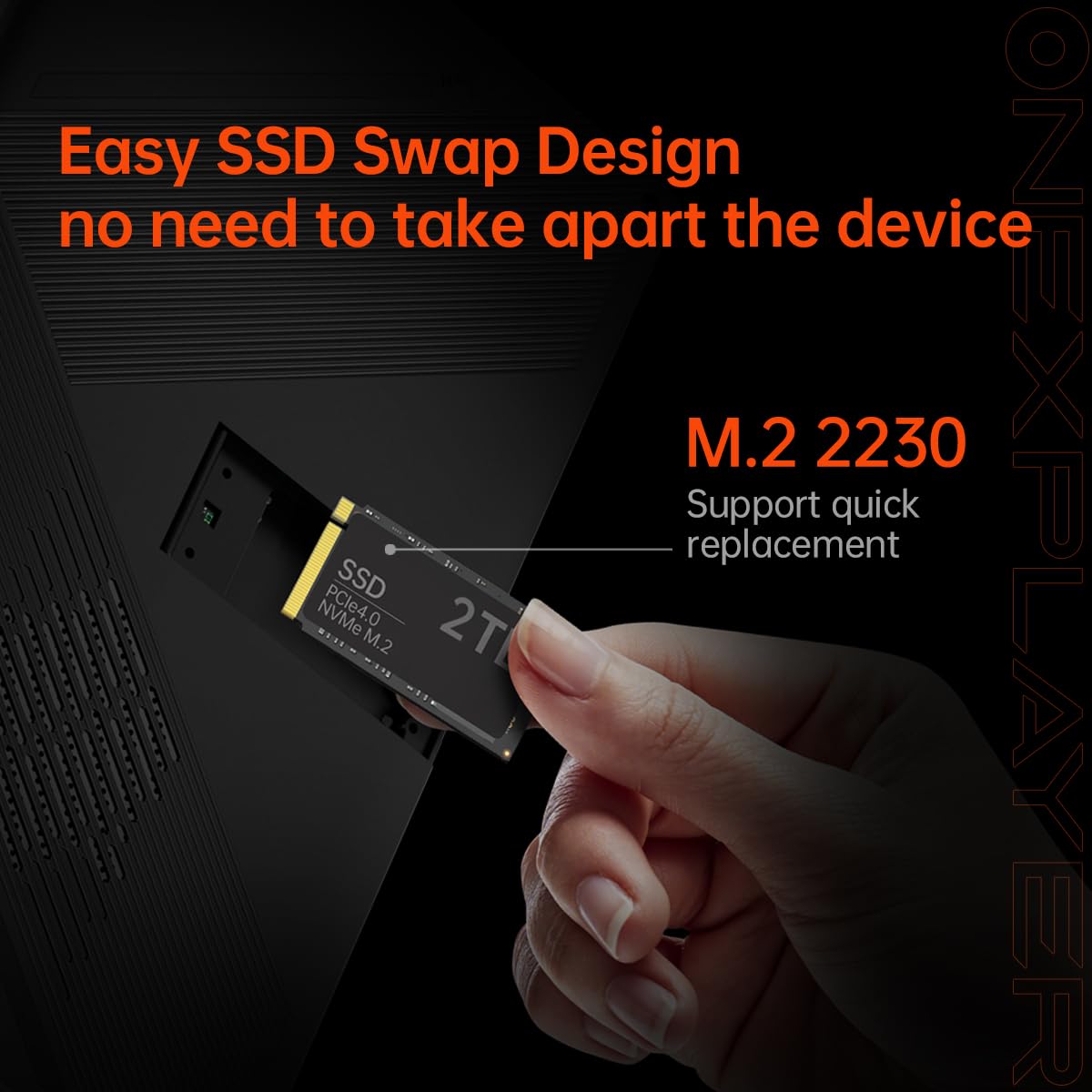 ONE XPLAYER X1 Handheld PC with AMD Ryzen 8840U, 10.95" 120Hz 2k Touchscreen, 32GB RAM 2TB SSD