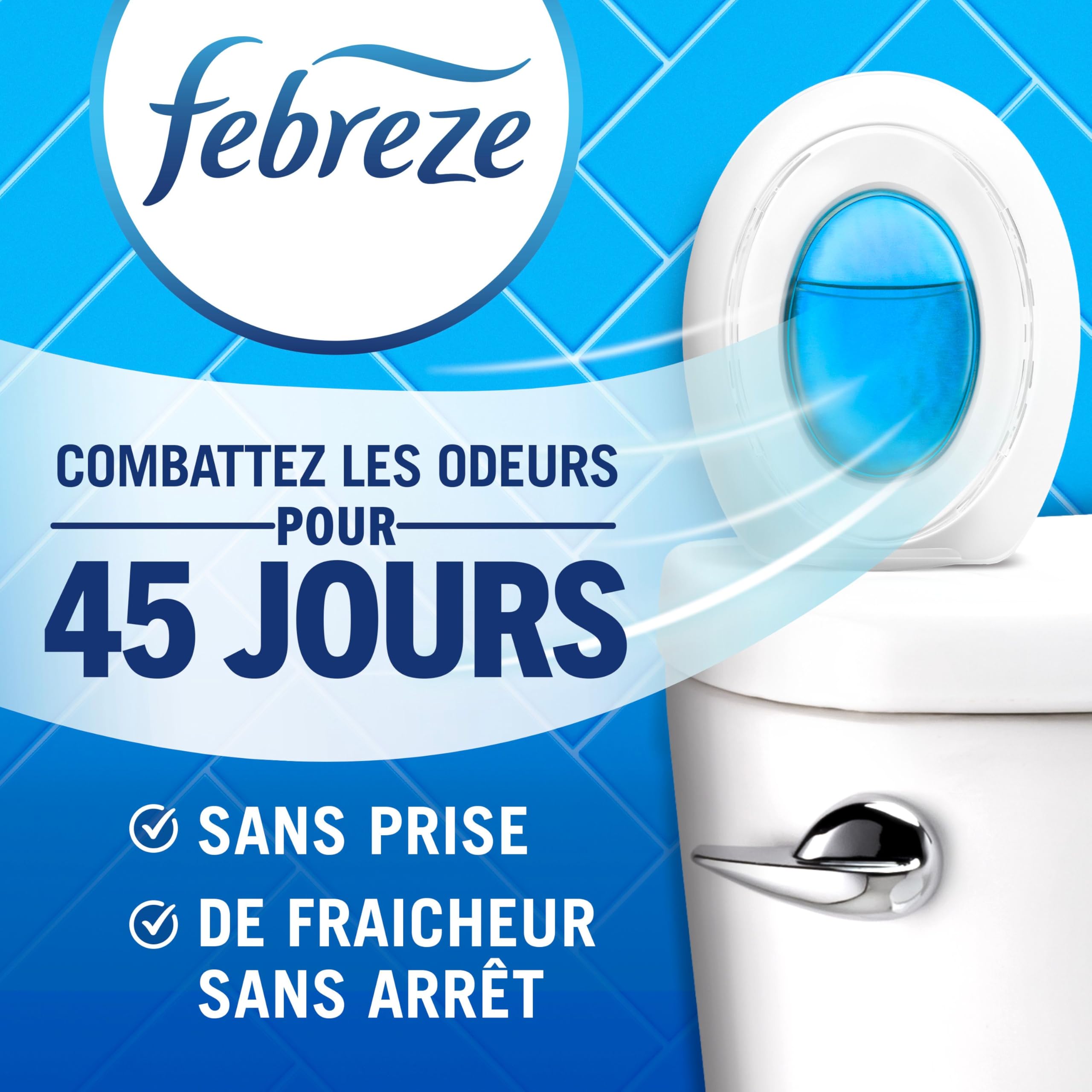 Febreze Small Spaces Air Freshener, Odor Eliminator, Gain Original, 2 count