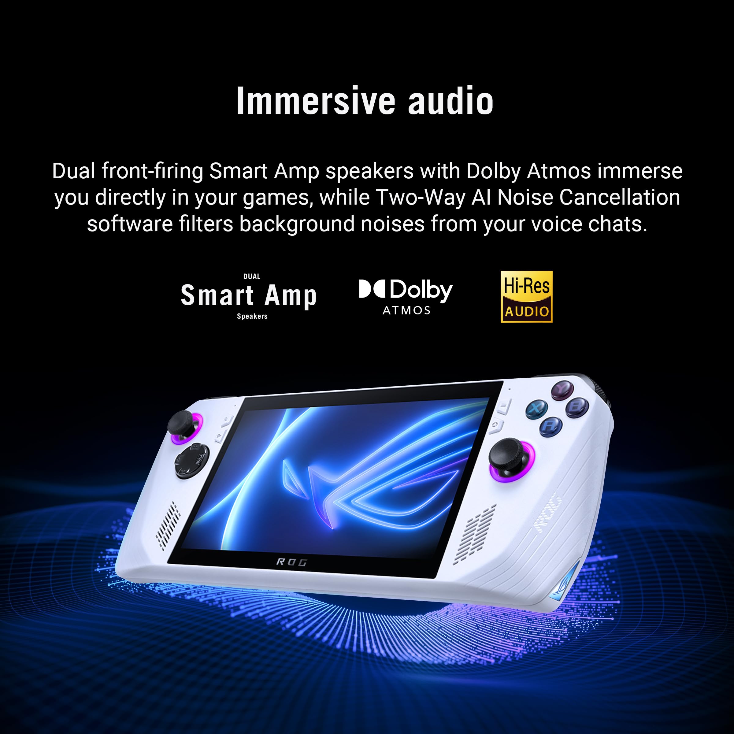 ASUS ROG Ally 7" 120Hz Gaming Handheld - AMD Z1 Extreme Processor - 512GB - White