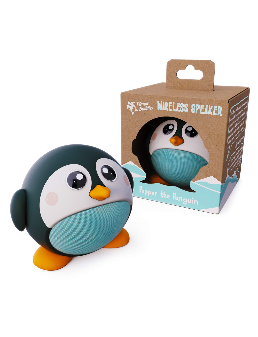 Planet Buddies Owl, Bluetooth Speakers Portable with Great Sound, 33-Foot Bluetooth Range and Built-in Mic. Wireless Speaker for iPhone, Samsung, and More