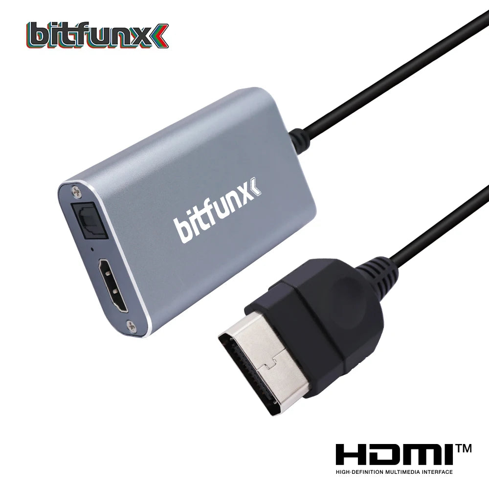 Bitfunx HDMI™ Adapter for XBOX Classic Retro Gaming Consoles HD Cable Accepts 5.1 Dolby Digital Surround Sound