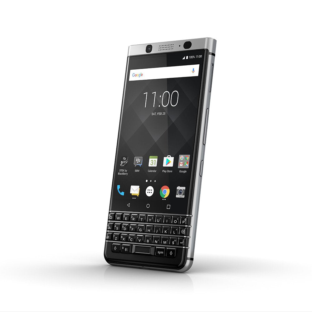 BlackBerry KEYone (Silver) Unlocked Android Smartphone 4G LTE, 32GB – Compatible with Canadian Carriers