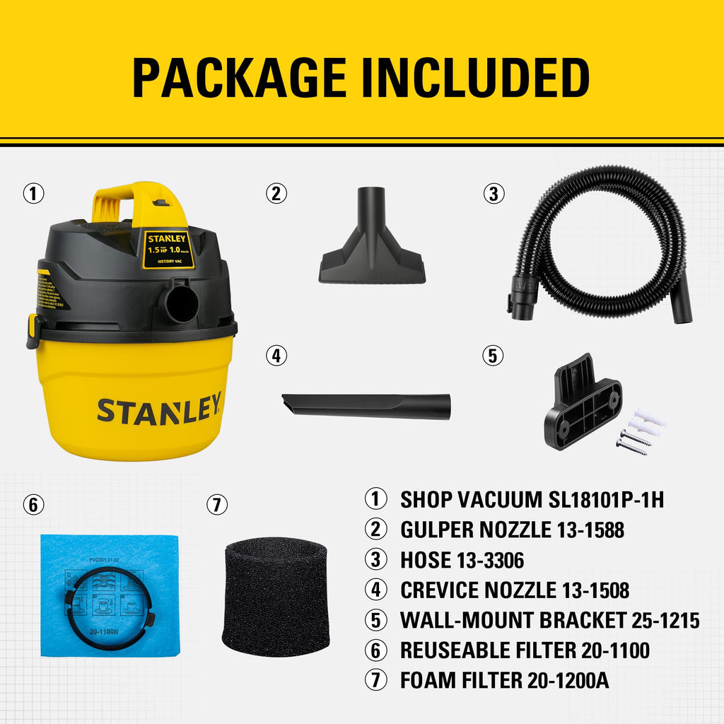 Stanley 4 hp Wet/Dry Vacuum