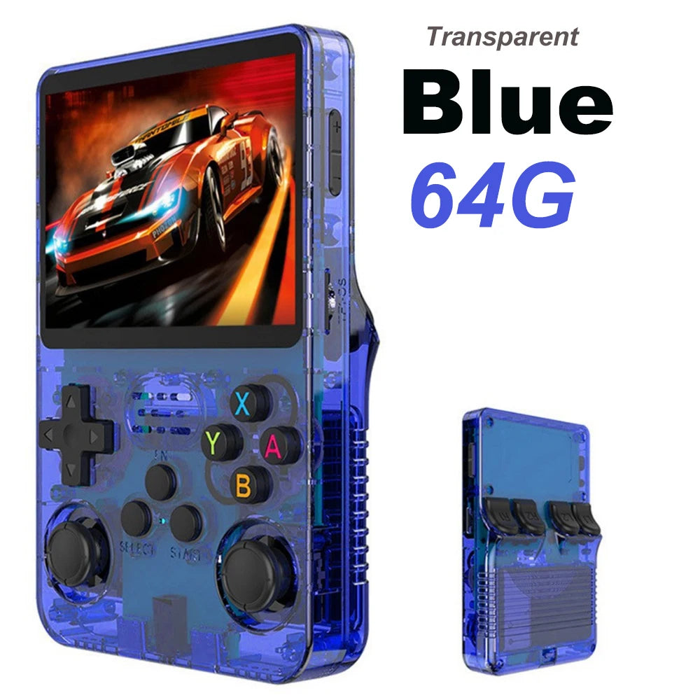 BOYHOM 256G Open Source R36S Retro Game Console - 3.5" IPS Portable Linux ARKOS Handheld | Best Gaming Gift (64G/128G Options)