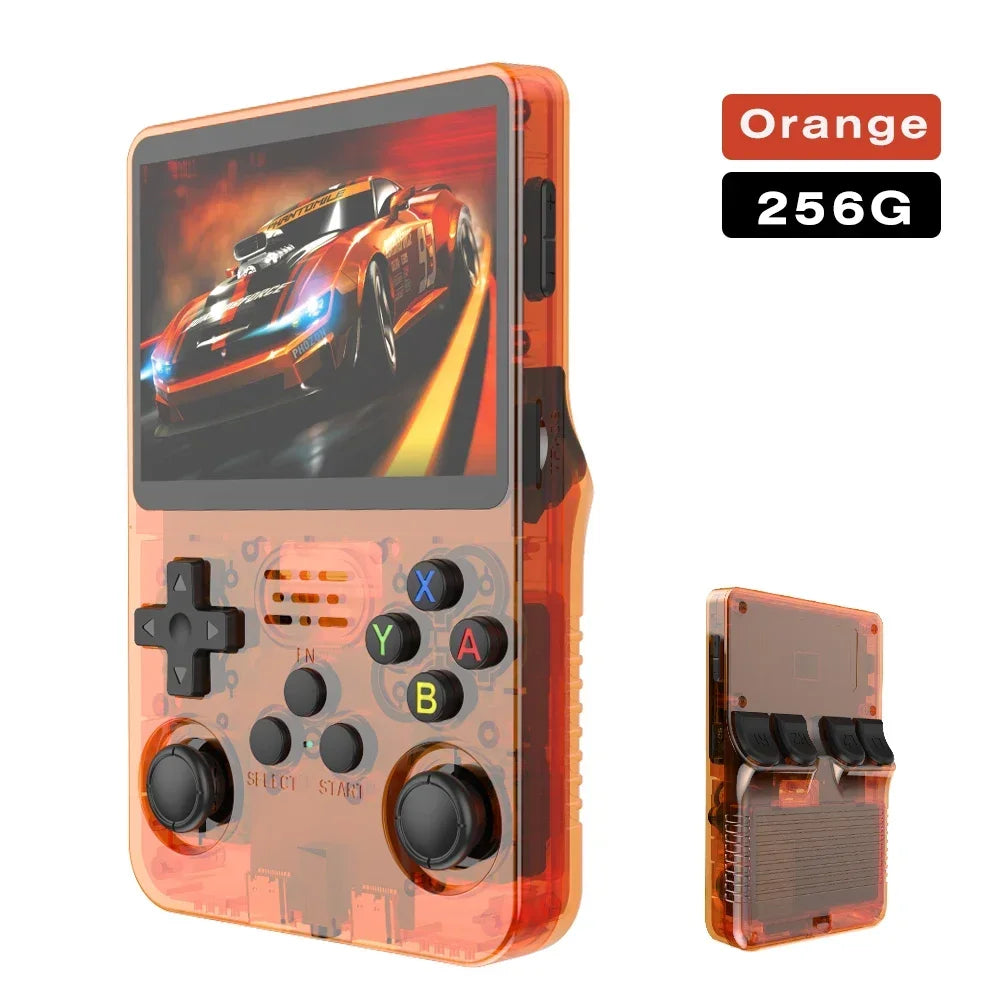 BOYHOM 256G Open Source R36S Retro Game Console - 3.5" IPS Portable Linux ARKOS Handheld | Best Gaming Gift (64G/128G Options)