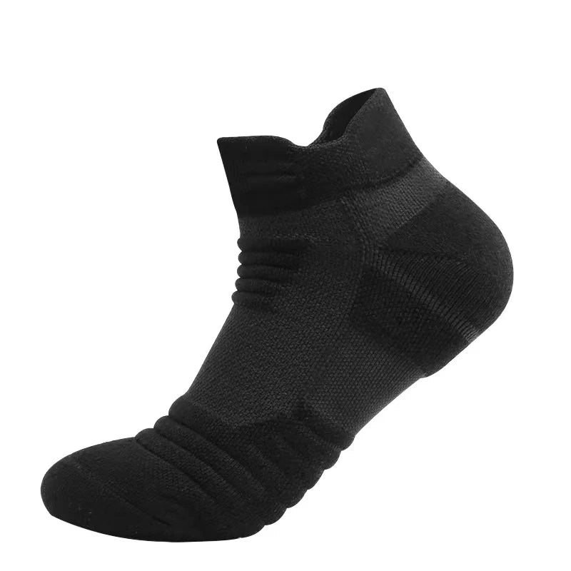 6/12Pairs Breathable Mesh Athletic Terry Socks Cushioned Moisture-managing and Durable Reduces Foot for Running Hiking & Sports