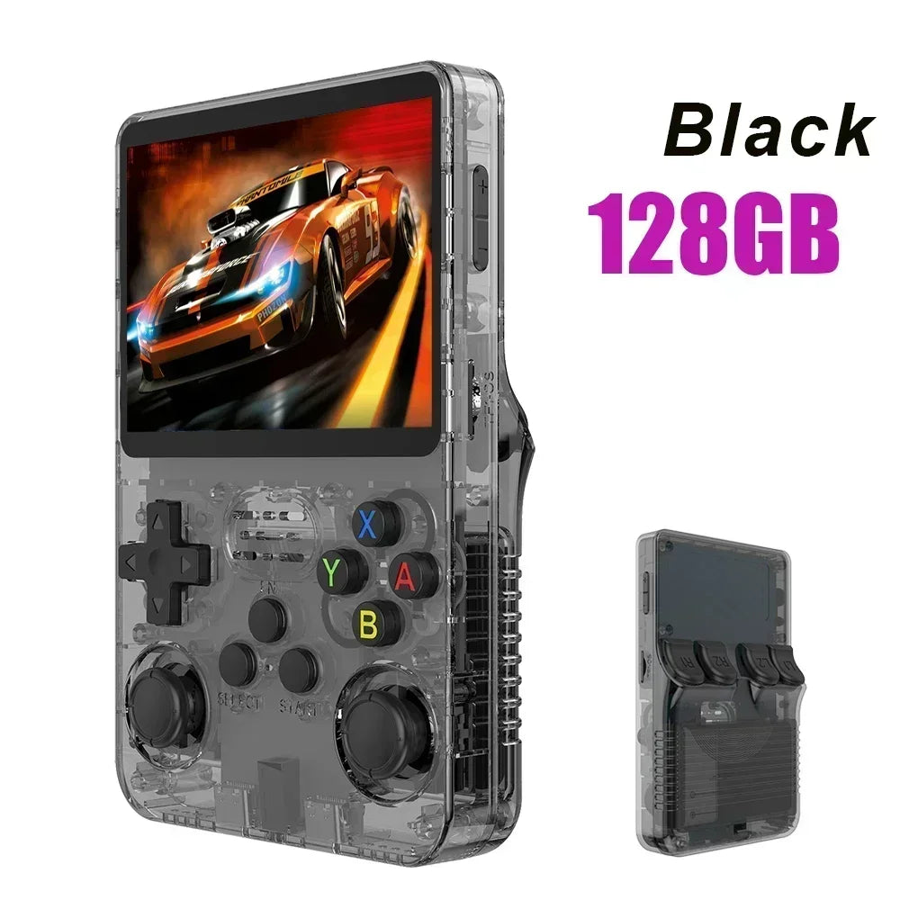 BOYHOM 256G Open Source R36S Retro Game Console - 3.5" IPS Portable Linux ARKOS Handheld | Best Gaming Gift (64G/128G Options)