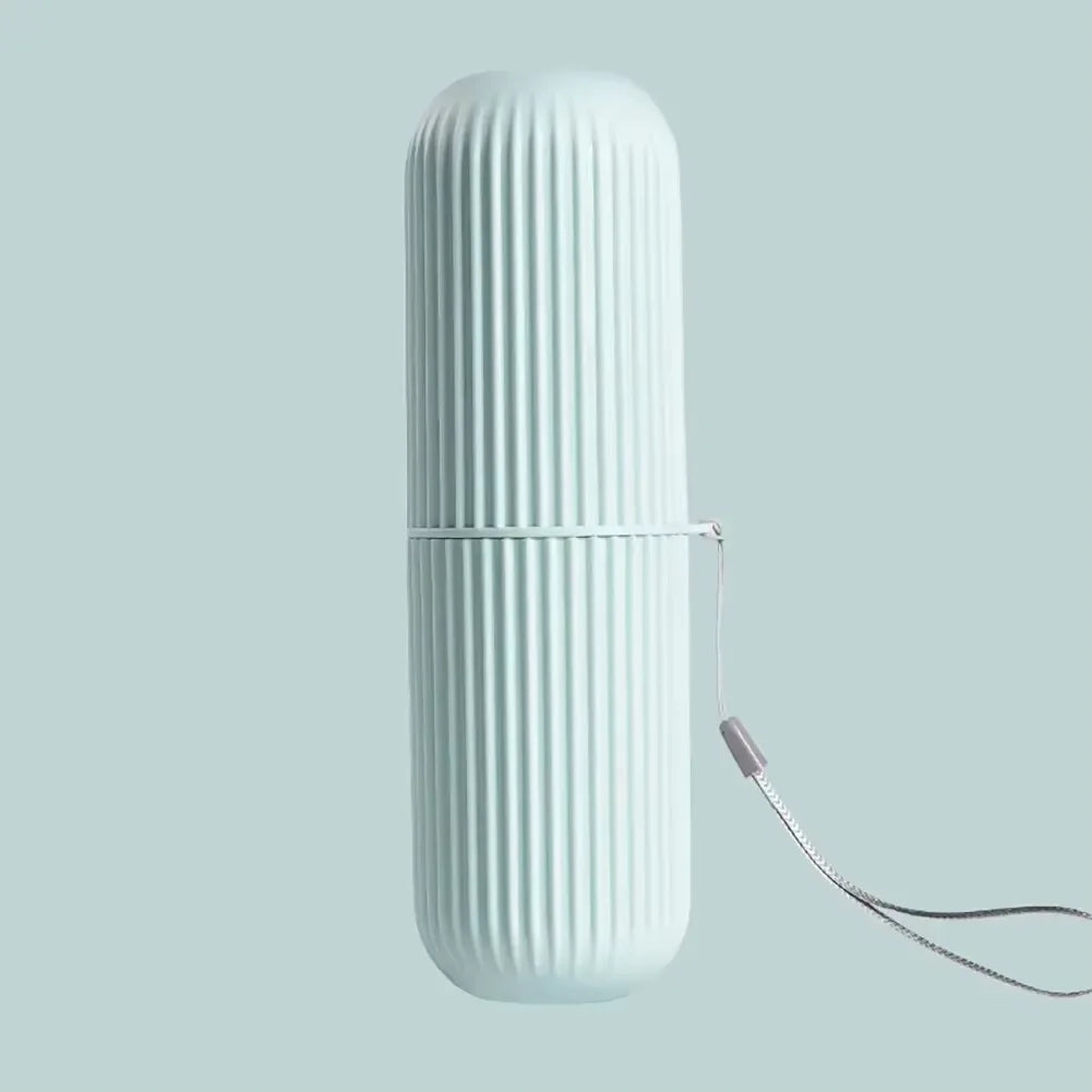 1Pc Portable Toothbrush Cup Bathroom Toothpaste Holder Storage Case Box Organizer Travel Toiletries Storage Cup New Creative
