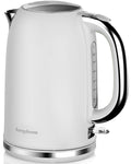 LONGDEEM Electric Tea Kettle for Boiling Water, Wide-Open Lid Stainless Steel Water Boiler, 1500W/1.7L, Auto Shut Off & Boil-Dry Protection, Cordless Swivel Base & LED Indicator