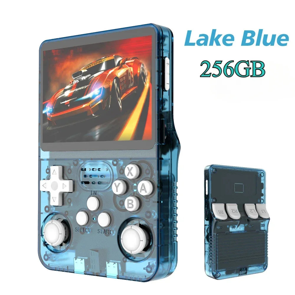 BOYHOM 256G Open Source R36S Retro Game Console - 3.5" IPS Portable Linux ARKOS Handheld | Best Gaming Gift (64G/128G Options)
