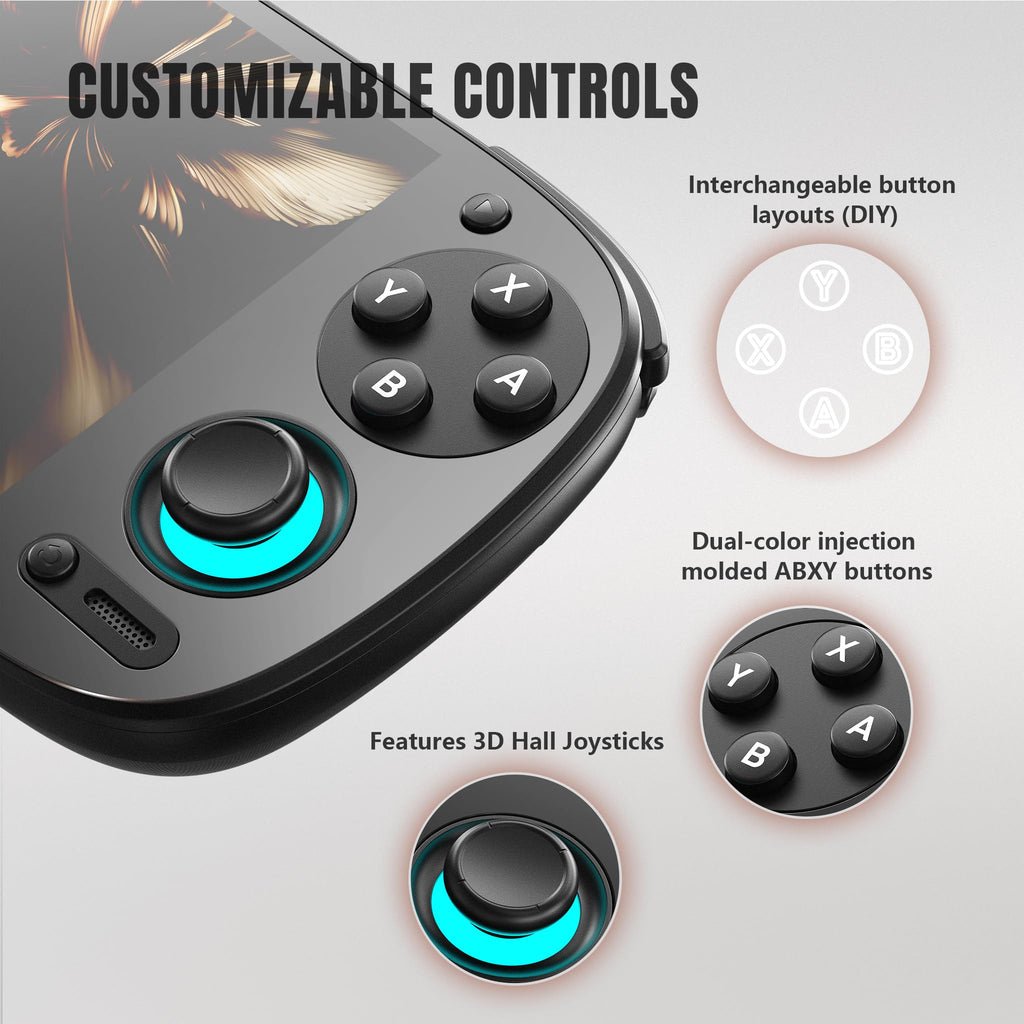 Retroid Pocket 5 Retro Handheld Game Console, 8+256g, 5.5-inch Touchscreen 1080p Portable Android Gaming Handheld with Adreno 650 GPU & WiFi 6/BT5.1, Snapdragon 865 Processor, Android 13