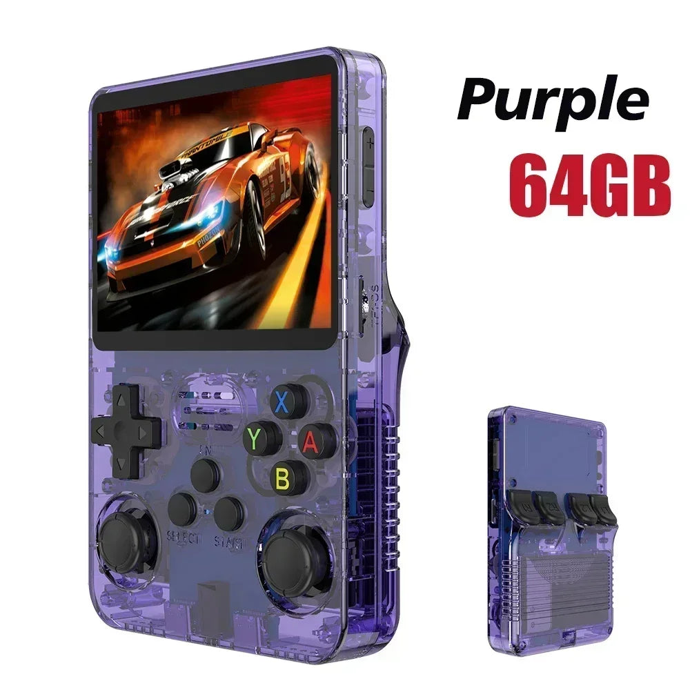 BOYHOM 256G Open Source R36S Retro Game Console - 3.5" IPS Portable Linux ARKOS Handheld | Best Gaming Gift (64G/128G Options)