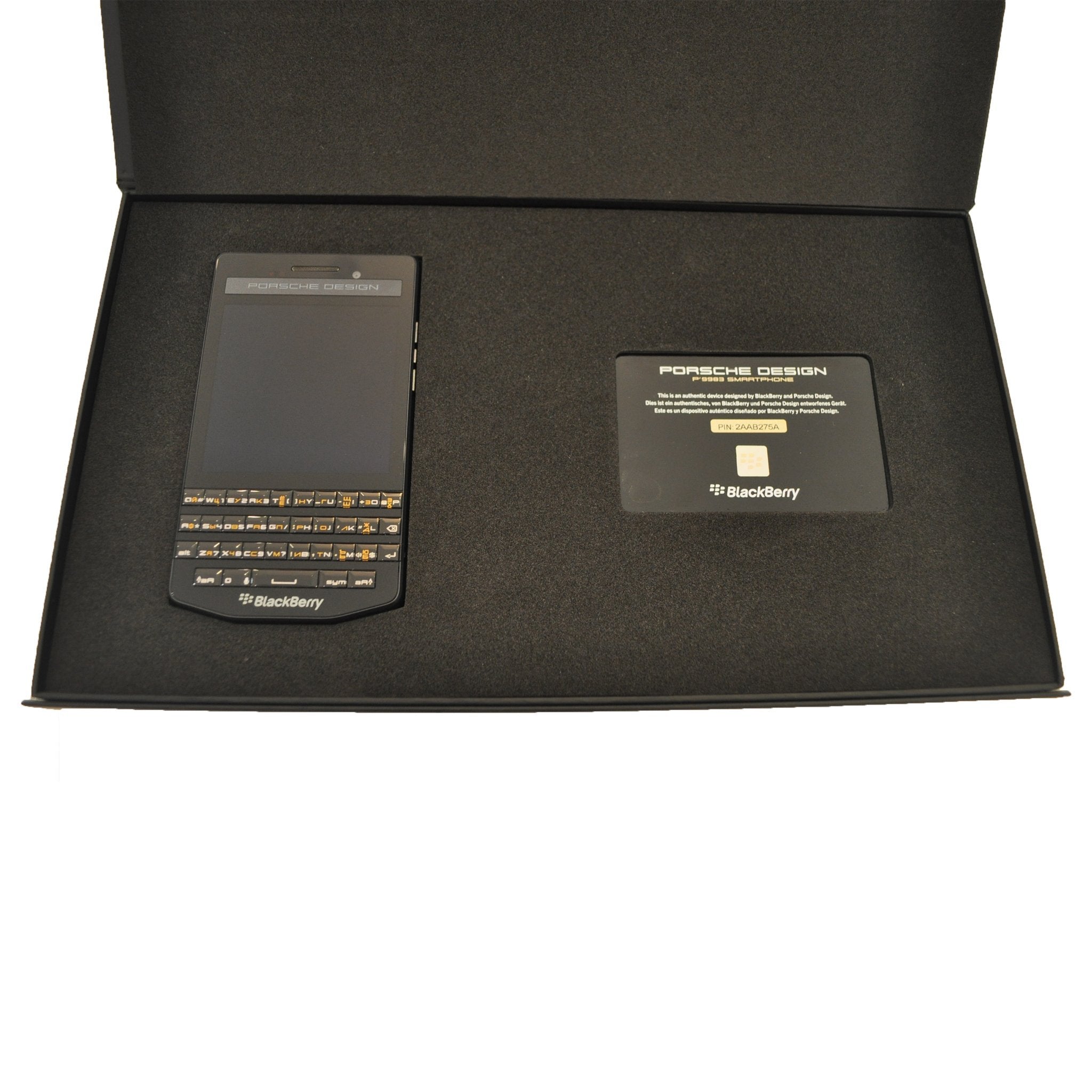 BlackBerry Porsche Design P'9983 RHB121LW 64GB with English QWERTY + Cyrillic Keyboard - International Version with No Warranty (Carbon Fiber)