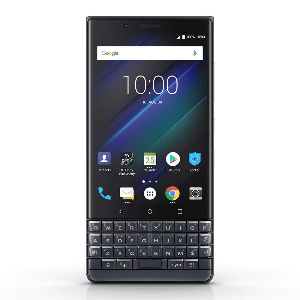 BlackBerry KEY2 LE GSM Unlocked Android Smartphone, 64GB, 13MP Rear Dual Camera, Android 8.1 Oreo (U.S. Warranty) – Slate