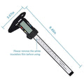 0-150mm High Strength Plastic Student Home Woodworking Gap Play Measuring Calipers Electronic Digital Calipers