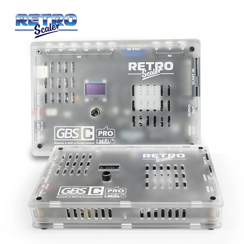 RetroScaler GBSC Pro GBS Control Scart RGBS YPbPr VGA Composite(AV) SV to HDMI® Video Auido Converter for Retro Game Consoles
