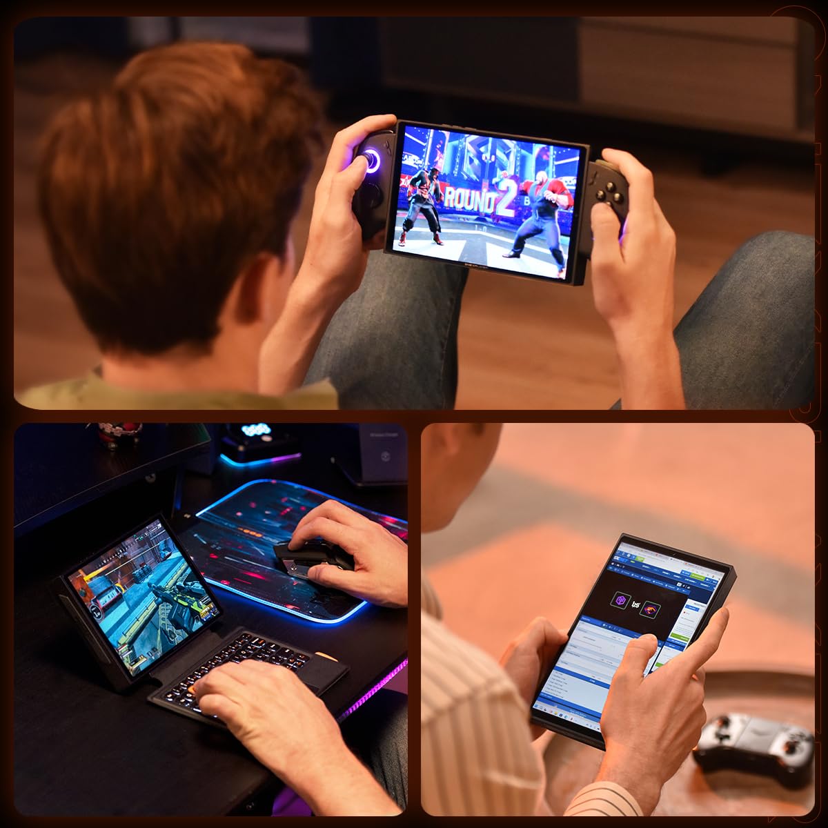 ONE XPLAYER X1 Handheld PC with AMD Ryzen 8840U, 10.95" 120Hz 2k Touchscreen, 32GB RAM 2TB SSD