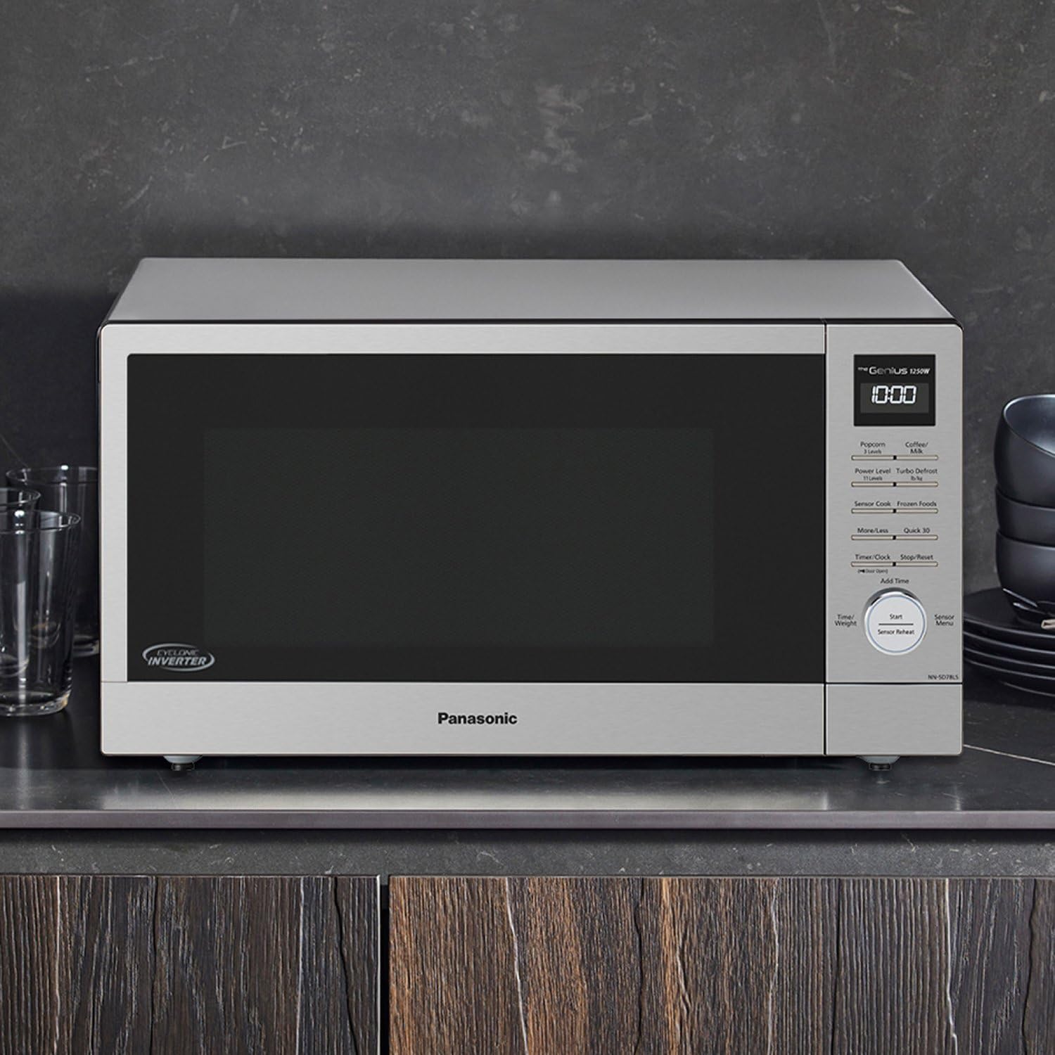Panasonic NN-SD78LS Microwave Oven, 1.6 cft, Stainless Steel