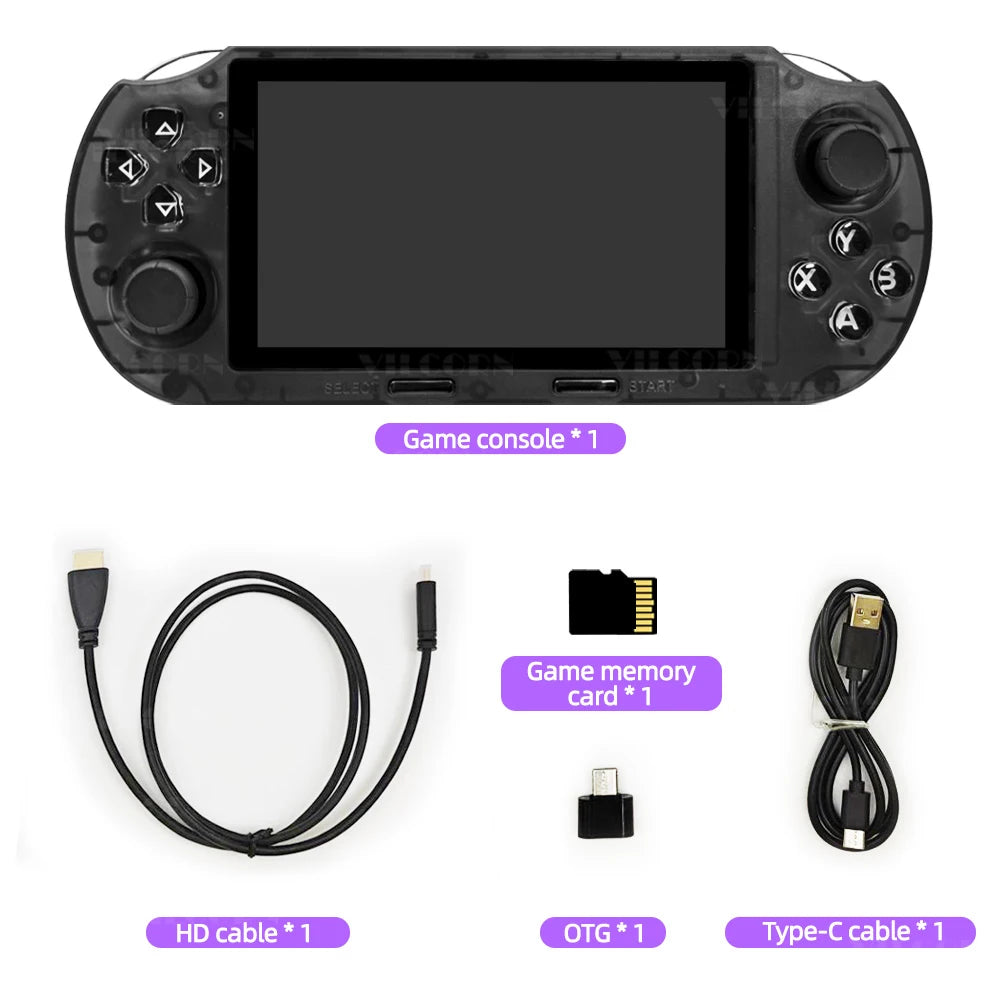 SF3000 Retro Handheld Game Console 4.5inch IPS Portable Video Game Console 20000 Games Pocket Video Player
