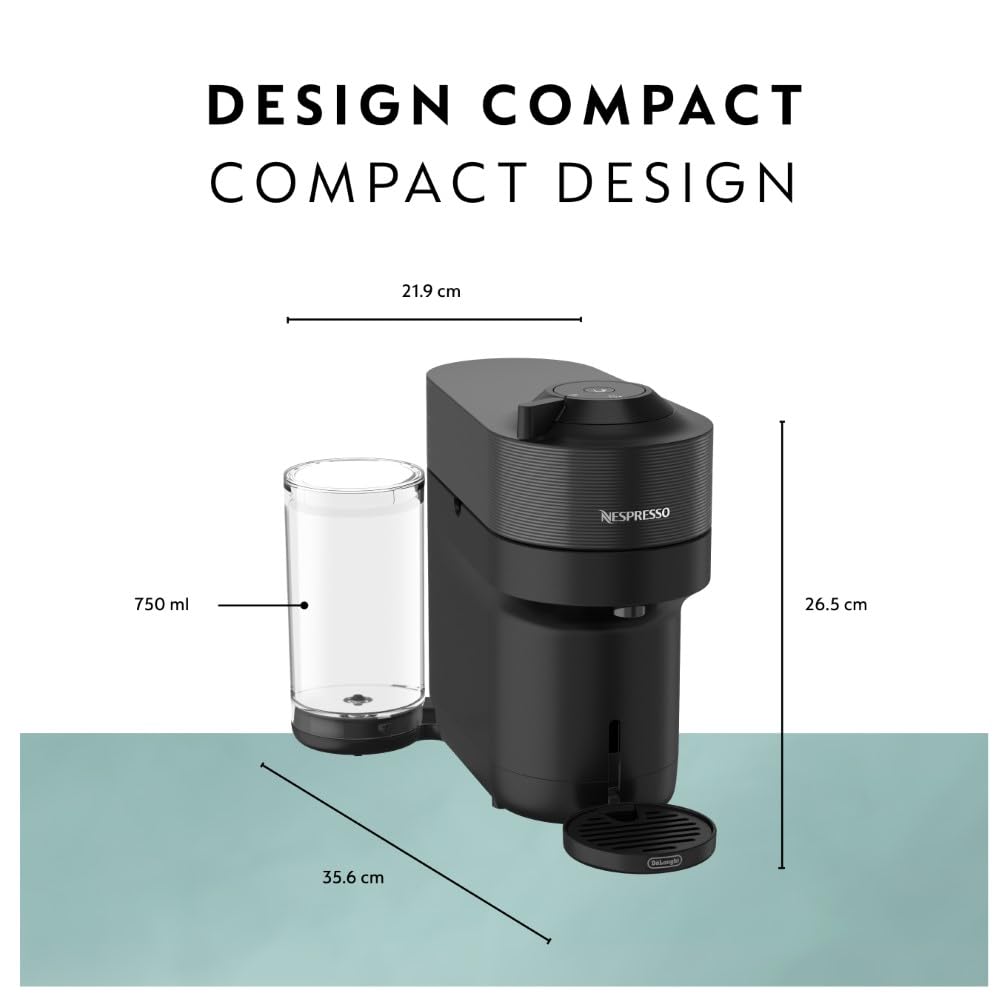 Nespresso Vertuo Pop+ Single Serve Coffee and Espresso Machine by De'Longhi