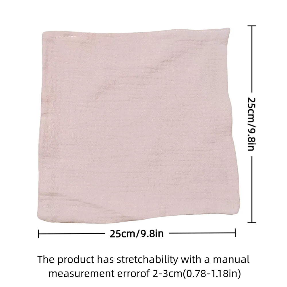 TDHD 5PC Baby Towel New Born Items Stuff Muslin Squares Infant Newborn Hand Bath Shower Face Towels Soft Cotton Gauze