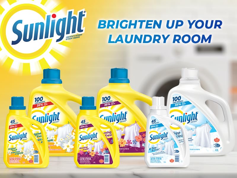 Sunlight Morning Fresh Liquid Laundry Detergent
