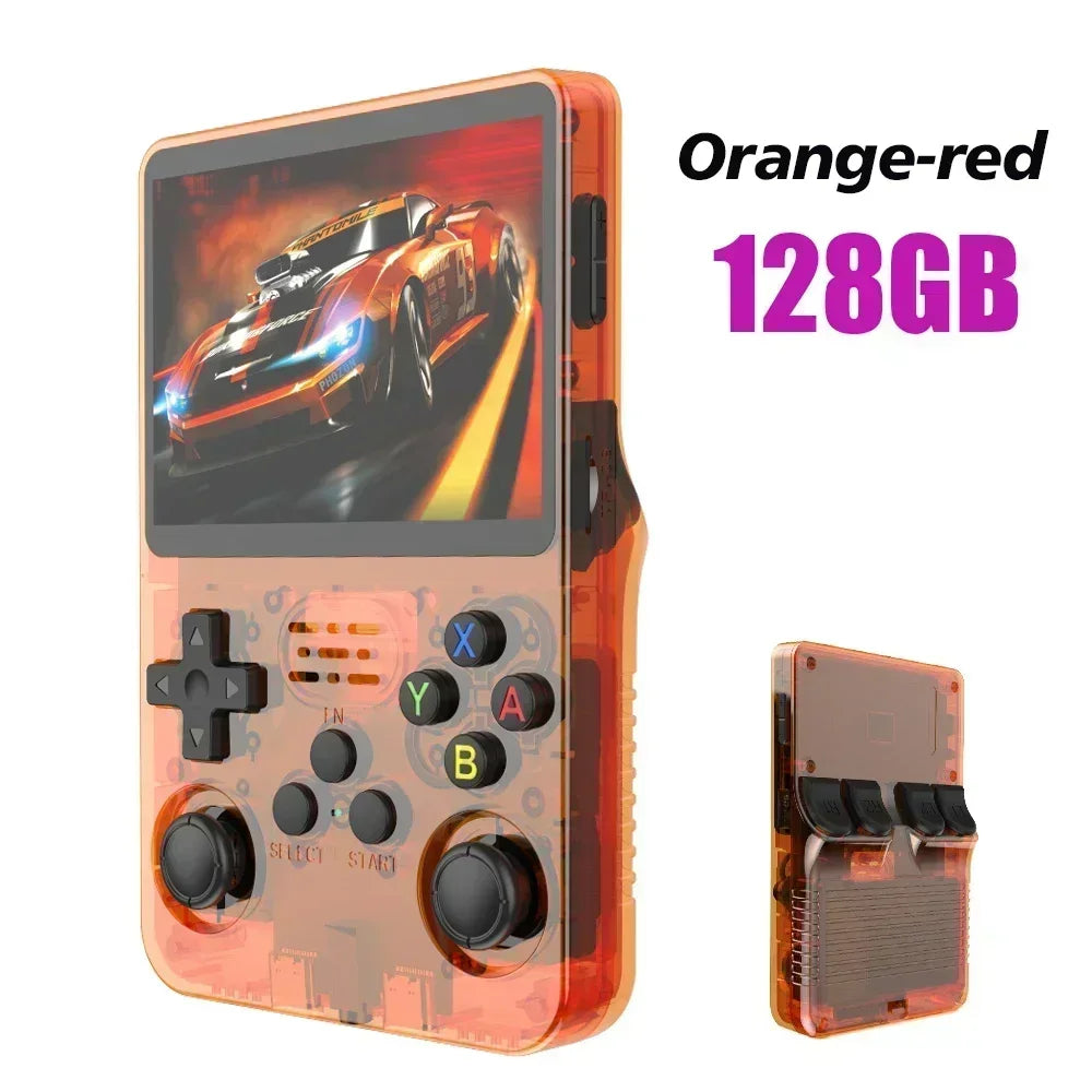 BOYHOM 256G Open Source R36S Retro Game Console - 3.5" IPS Portable Linux ARKOS Handheld | Best Gaming Gift (64G/128G Options)