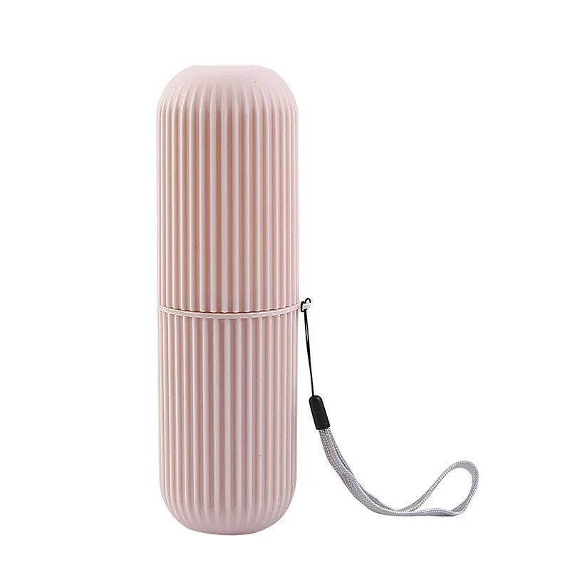 1Pc Portable Toothbrush Cup Bathroom Toothpaste Holder Storage Case Box Organizer Travel Toiletries Storage Cup New Creative
