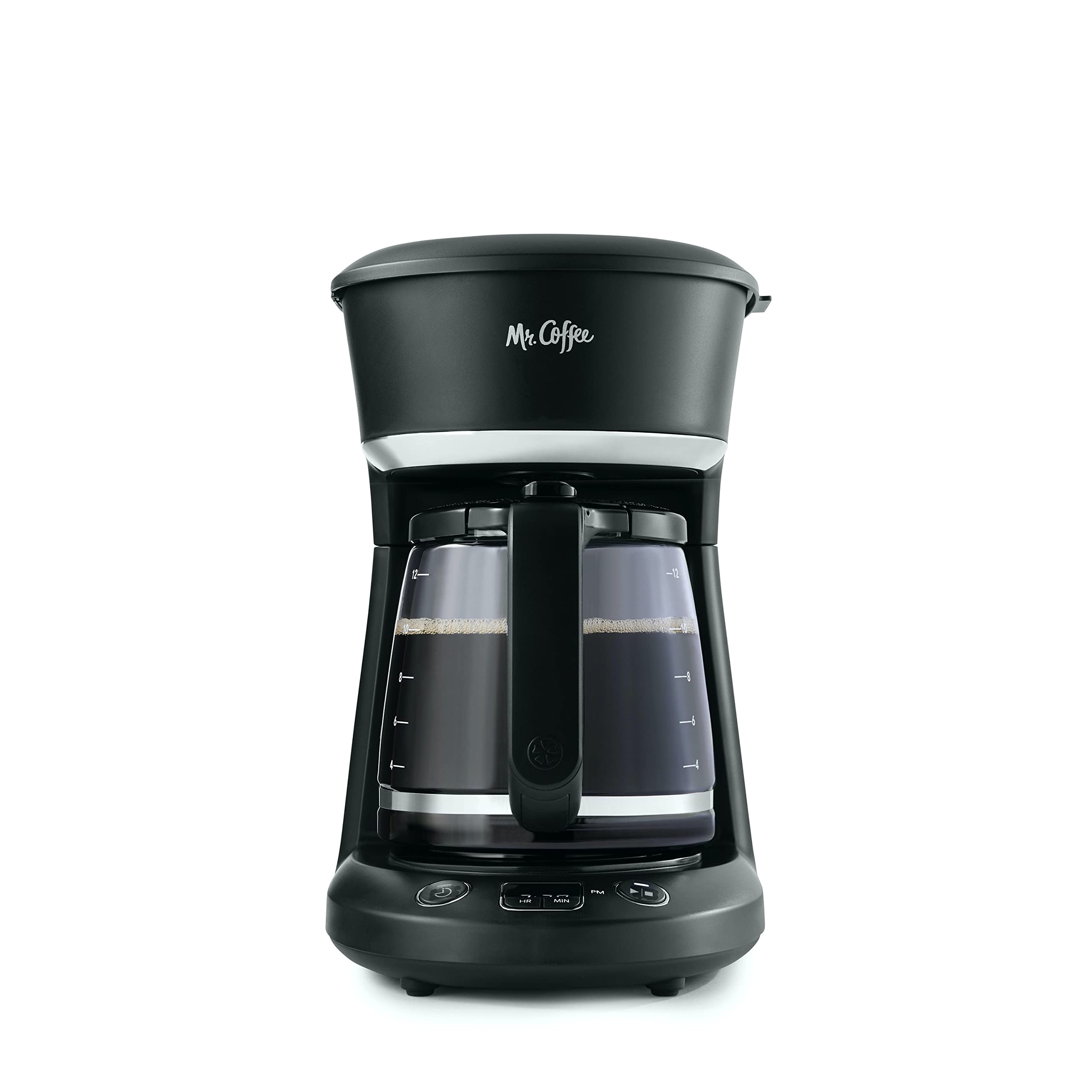 Mr. Coffee Coffee Maker, Programmable Coffee Machine with Auto Pause and Glass Carafe