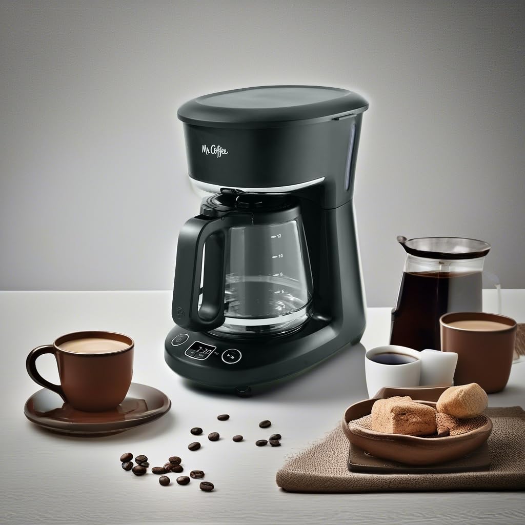 Mr. Coffee Coffee Maker, Programmable Coffee Machine with Auto Pause and Glass Carafe